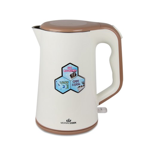 대웅모닝컴 스테인레스 1.8L 무선주전자 DWM-1821K