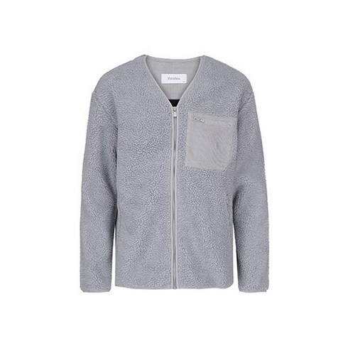 지오지아 남성용 부클 포켓 플리스 점퍼형 티셔츠 ABZ4TC1103