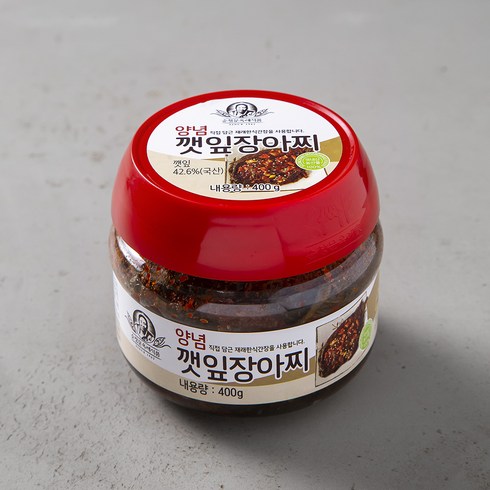 양념깻잎장아찌 - 순창문옥례식품 양념 깻잎장아찌, 400g, 1개