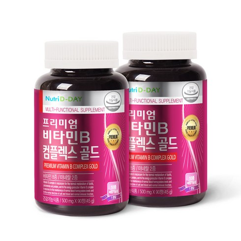 뉴트리디데이 프리미엄 비타민B 컴플렉스 골드, 90정, 2개