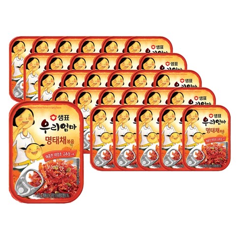 샘표 우리엄마 명태채볶음 통조림, 50g, 30개