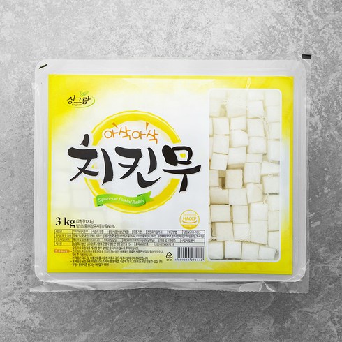 싱그람 아삭아삭 치킨무, 3kg, 1개