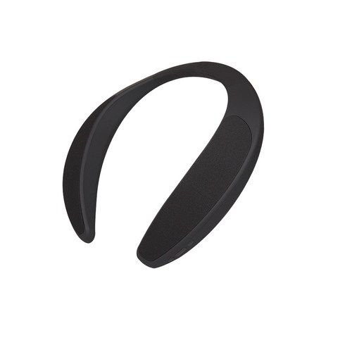 엠피보스 웨어러블 블루투스 스피커 MS-WBS500, 블랙