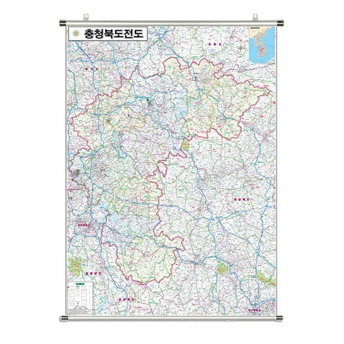 충청북도지도 TOP01