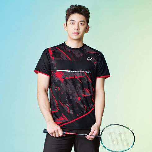 요넥스 남성용 라운드 반팔 티셔츠 201TS023M