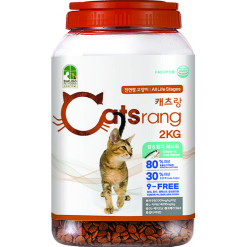 캣츠랑 - 캐츠랑 전연령 올라이프 고양이 건식사료 통사료, 2kg, 1개