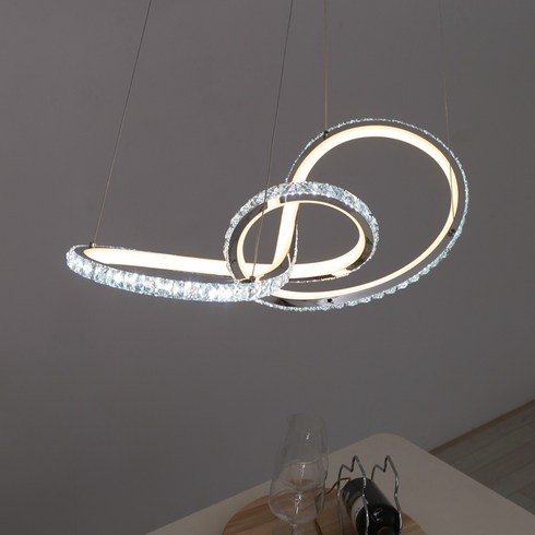 LED 플루토 천장등 55W, 혼합색상
