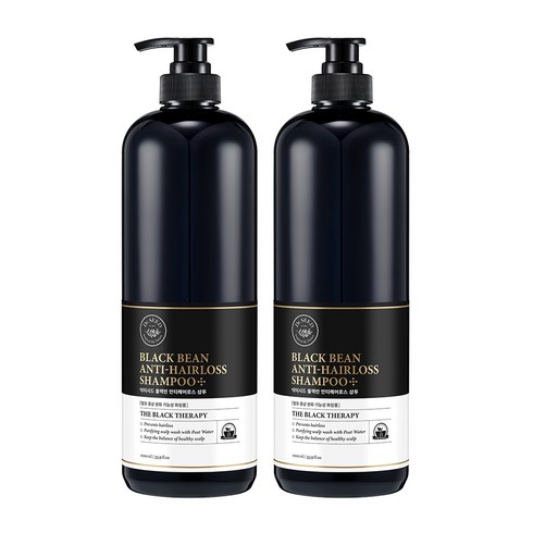 닥터시드 블랙빈 안티헤어로스 비건 탈모 샴푸, 1000ml, 2개