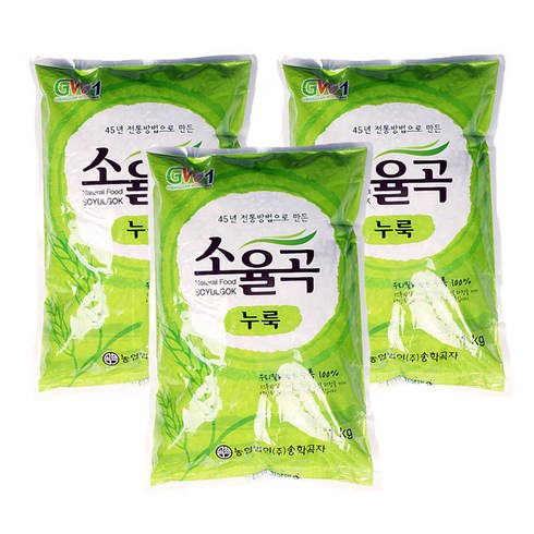 누룩 - 소율곡 전통누룩, 3개, 1kg