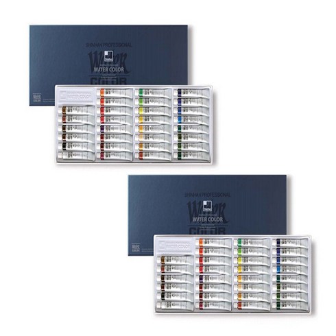 신한화구 수채화물감 2p, 7.5ml, 30색