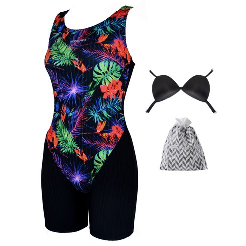 2023년 가성비 최고 여자수영복 - 아쿠아티카 여성 실내 수영복 3종세트 AQA69278