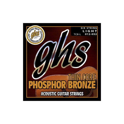 GHS TCB-L 012-052 Thin Core Phosphor Bronze Light 어쿠스틱 기타줄