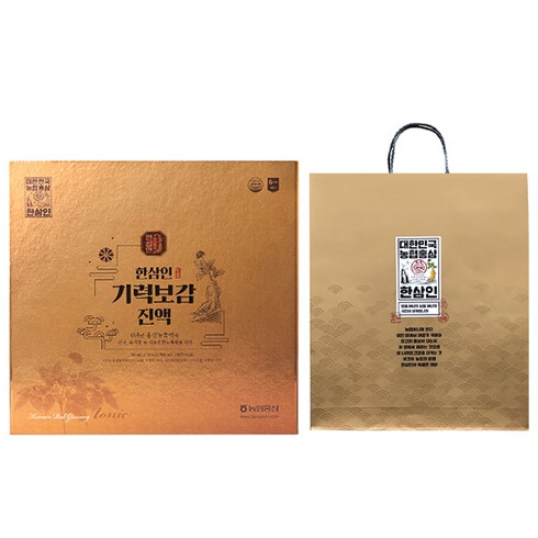 한삼인 기력보감 진액 + 쇼핑백, 50ml, 30개