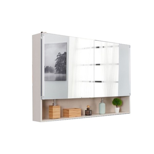 닥터바스 오픈 슬라이드장 9-7 1400 x 800 x 170 mm, 아이보리(바디) + 실버(손잡이), 1개