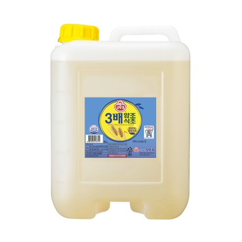 빙초산제초제 - 오뚜기 3배 양조 식초, 15L, 1개