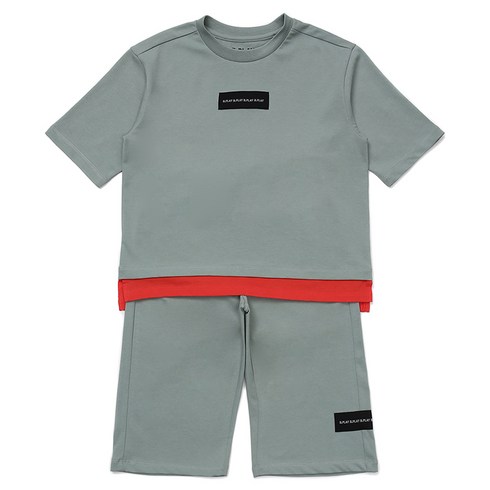 비플레이 아동용 플레이로고 트레이닝 상하의 세트