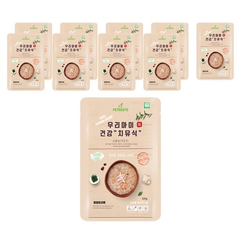 펫루트 우리아이 치유식 반려견 영양죽, 오리, 120g, 10p