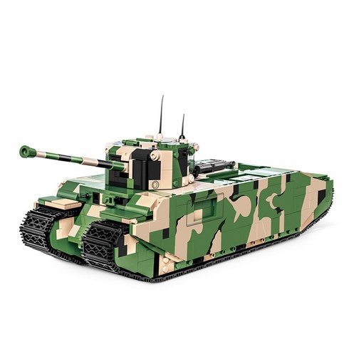 COBI 탱크 영국 TOG II SHT TANK 블록 2544, 혼합색상