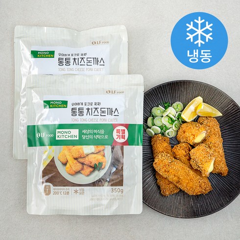 쿠시마사돈까스 - 모노키친 통통 치즈 돈까스 (냉동), 350g, 2개