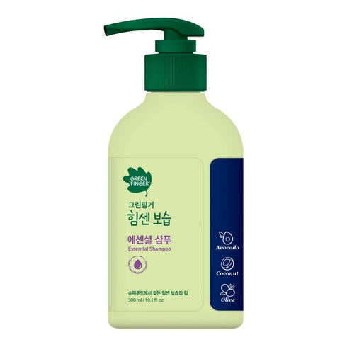 그린핑거 힘센보습 에센셜 샴푸, 1개, 300ml