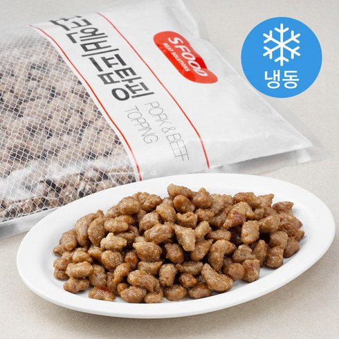 포크토핑 - 에쓰푸드 포크엔비프탑핑 (냉동), 1kg, 1개