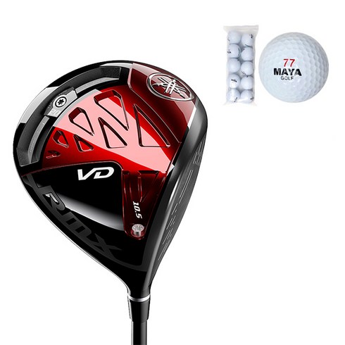 야마하 남성용 RMX VD 드라이버 2022년 TAD UB6 + 마야골프볼, S, 10.5도