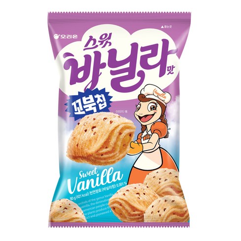꼬북칩 스윗바닐라맛, 80g, 1개