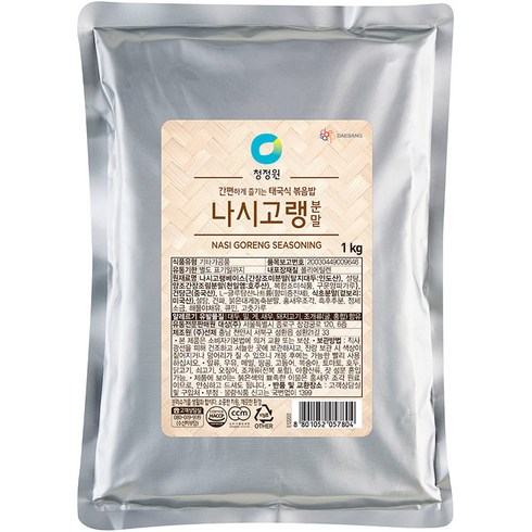 나시고랭소스 - 대상 청정원 나시고랭 분말, 1kg, 1개