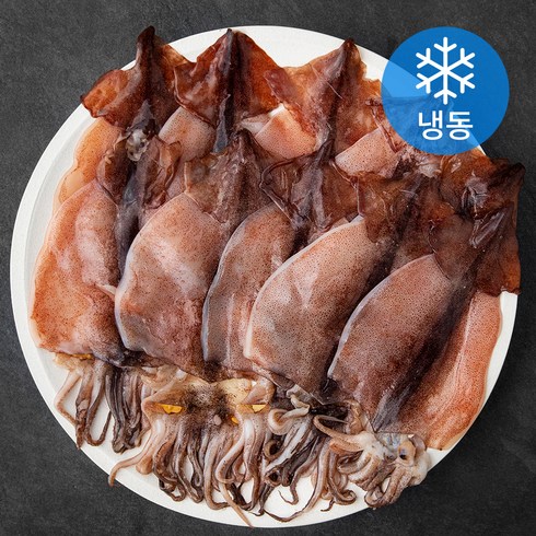 국내산 반건조 오징어 10미 (냉동), 650g, 1개