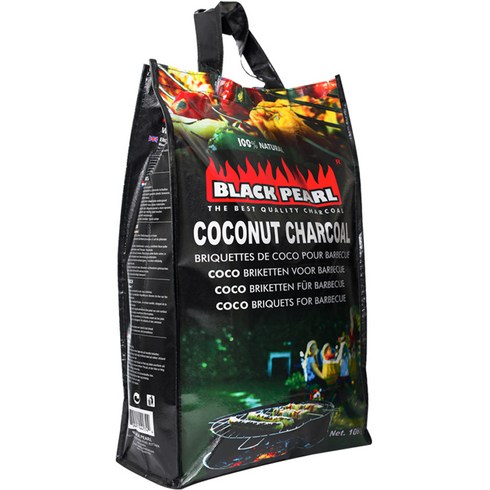 블랙펄 구이용 코코넛 숯, 10kg, 1개