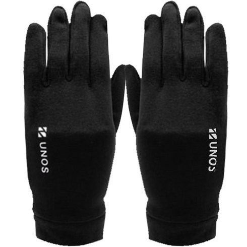 2023년 가성비 최고 아이스링크장갑 - 우노스 파워그립 이지웜 스마트 스판 방한장갑, 검정색