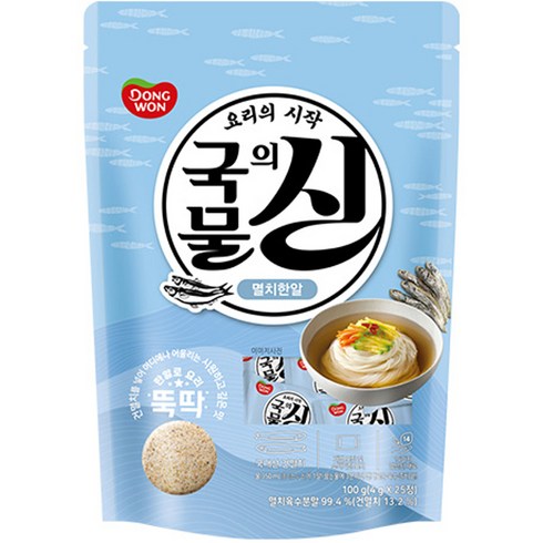 동원 국물의 신 멸치한알, 100g, 1개