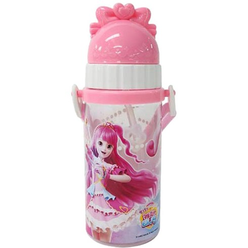르번 알쏭달쏭 캐치티니핑 리본 스트랩 빨대보틀, 350ml, 혼합색상