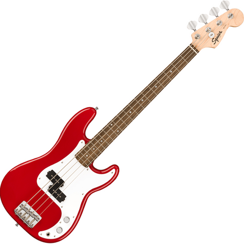 스콰이어베이스 - 스콰이어 MINI Precision Bass Laurel, Dakota Red, 037-0127-554, 1개