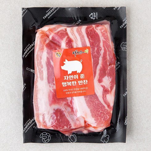 파머스팩 한돈 삼겹살 수육용 (냉장), 600g, 1개