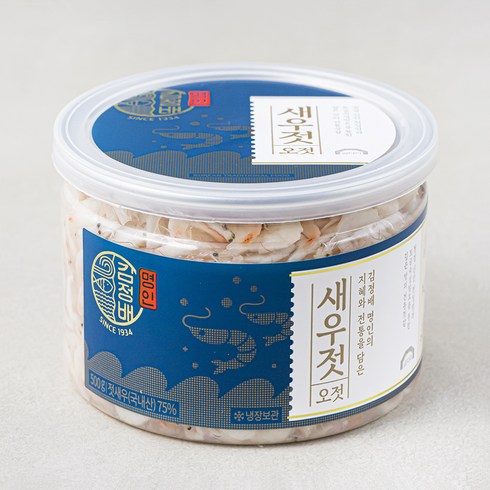 김정배명인새우젓500g4통 - 굴다리식품 김정배명인 새우오젓, 500g, 1개