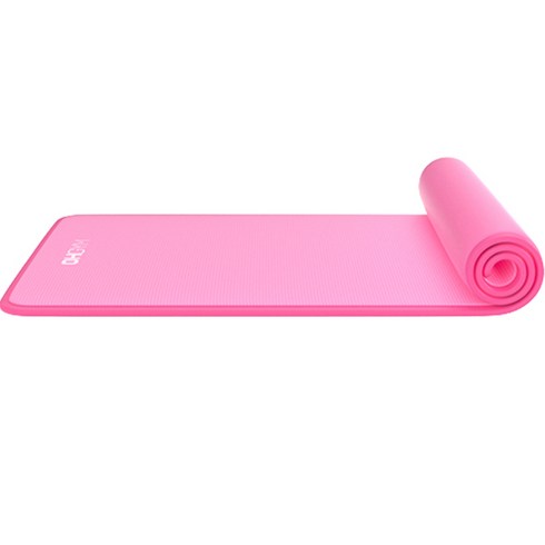 오짐 NBR 와이드 프리미엄 요가매트, 핑크