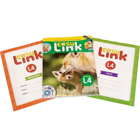QR Easy Link 4 + Word Book + Tests 세트, NEBuild&Grow