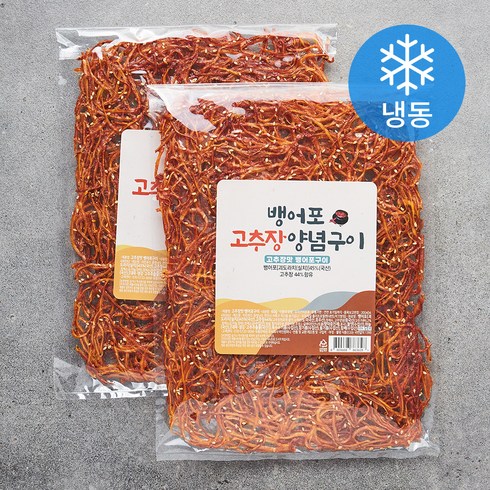 뱅어포 - 아라장 고추장 뱅어포 양념구이 (냉동), 60g, 2개