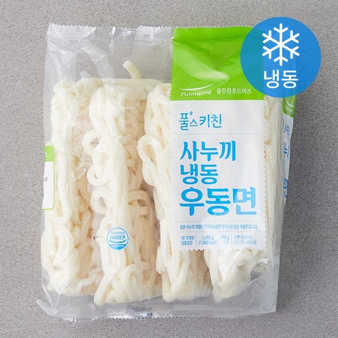 2023년 가성비 최고 우동면 - 풀스키친 사누끼 우동면 (냉동), 250g, 5개