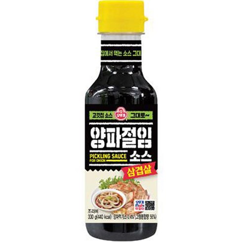 오뚜기 삼겹살 양파절임소스, 330g, 1개