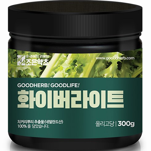 치커리가루 - 조은약초 치커리 뿌리 추출물 분말, 300g, 1개