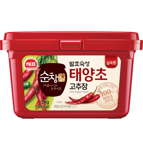 사조 해표 순창궁 태양초 고추장, 3kg, 1개