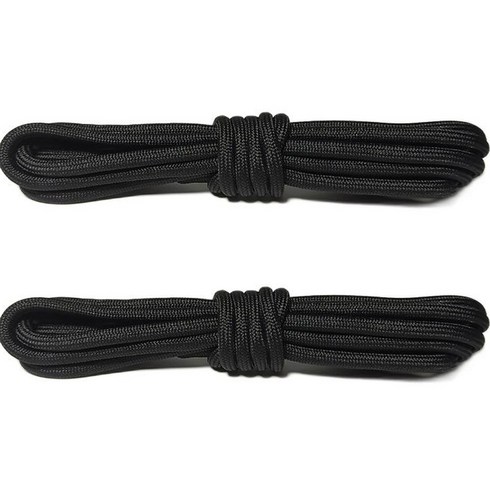 요고조고 스케이트끈 140cm, 01 검은색, 2개