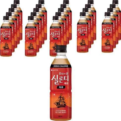 롯데칠성음료 실론티 레몬 제로, 24개, 500ml