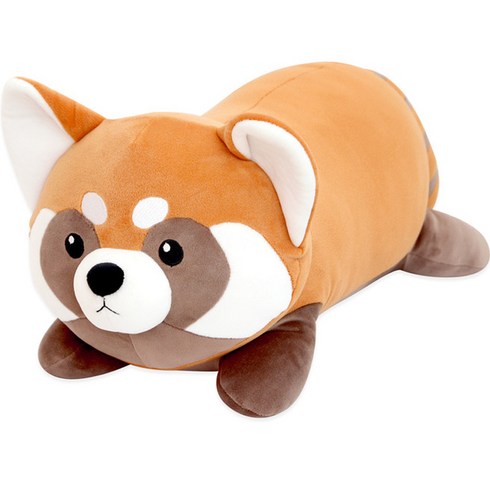 코지엔 멸종위기동물 인형 슬리핑 쿠션 레서판다, 혼합색상