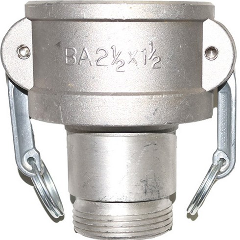 2023년 가성비 최고 소방호수 - 원커플링 소방아답타 65A 캄록 64mm + 40A 소방겉나사 38mm, 1개