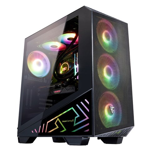 주연테크 익스트림 게이밍 데스크탑 블랙 D734F46W (i5-13400F WIN11 Home NVMe 512GB DDR5 16GB RTX4060), 기본형