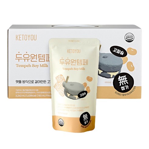 키토유 두유원템페, 18개, 180ml