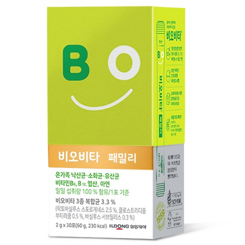 비오비타 패밀리 유산균, 30포, 60g, 1개